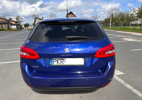 Peugeot 308 cena 49900 przebieg: 138632, rok produkcji 2018 z Krotoszyn małe 191